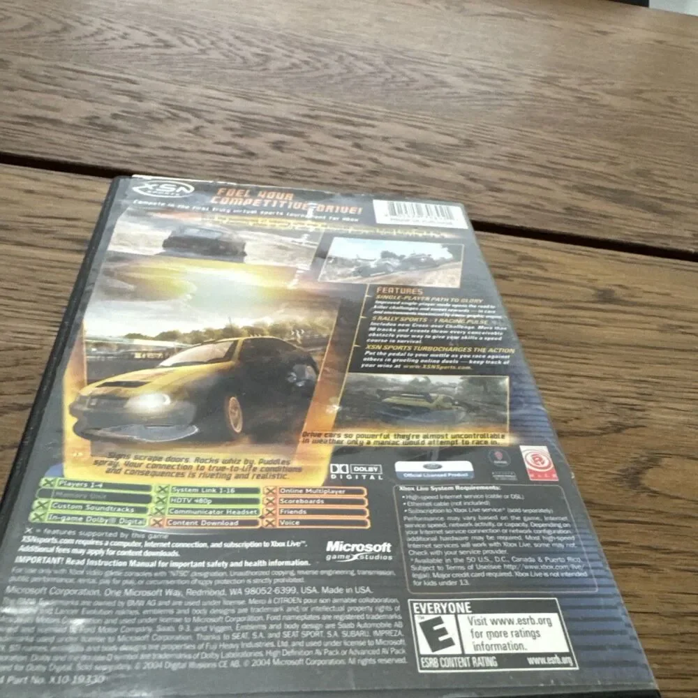 RalliSport Challenge 2 XBOX Video Game CIB Complete Microsoft Vintage